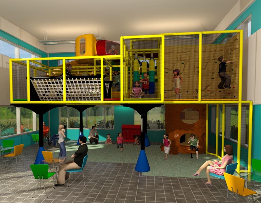 indoor playground medium contained play space