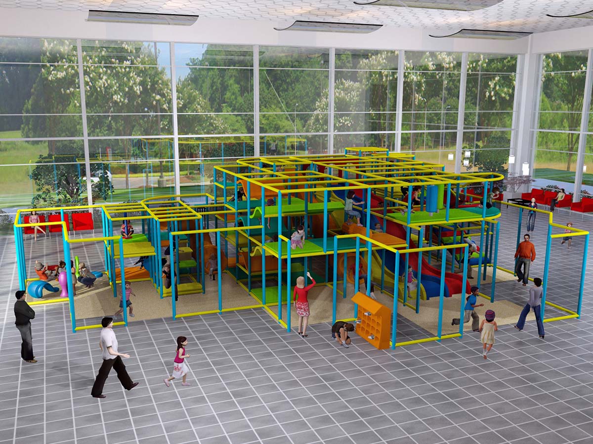 indoor medium play space contained