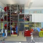 kids playing in contained play area medium example 5