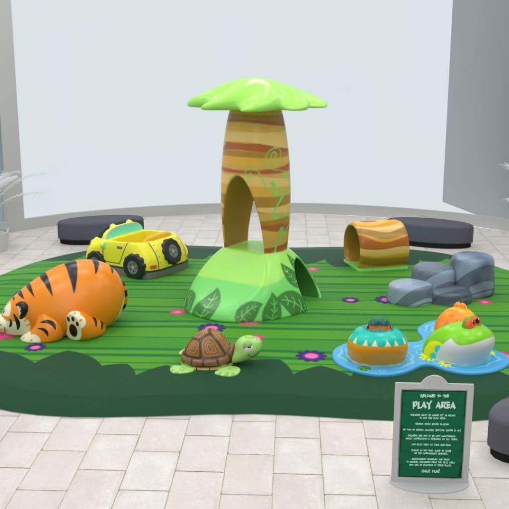 jungle theme play area for toddlers